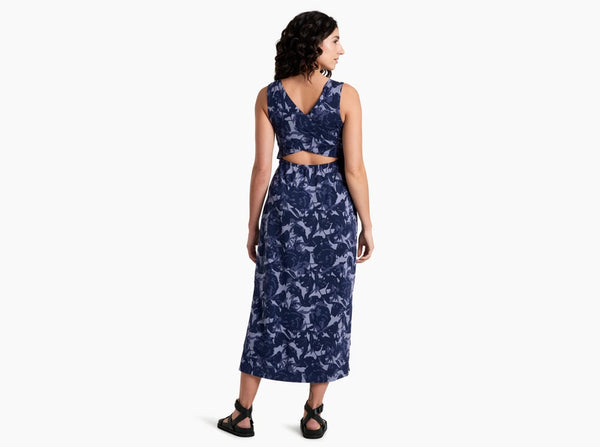 Women's KÜHL | Lyra Midi Dress | Indigo Print