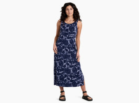 Women's KÜHL | Lyra Midi Dress | Indigo Print