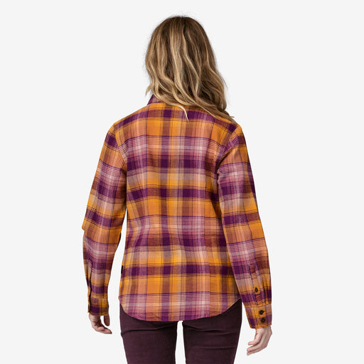 Women's Patagonia | Cotton Fjord Flannel Shirt | Sun Rays Night Plum