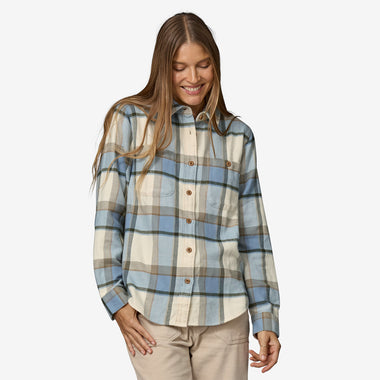 Women's Patagonia | Cotton Fjord Flannel Shirt | Natural
