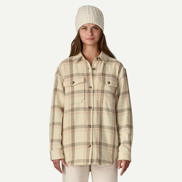 Women's Patagonia | Fjord Loft Overshirt Jacket | Dark Natural