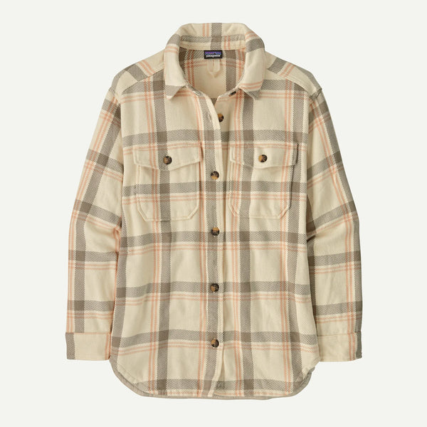 Women's Patagonia | Fjord Loft Overshirt Jacket | Dark Natural