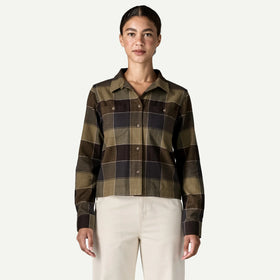 Women's Patagonia | Lightweight Fjord Flannel Shirt | Basin Green