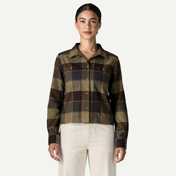 Women's Patagonia | Lightweight Fjord Flannel Shirt | Basin Green