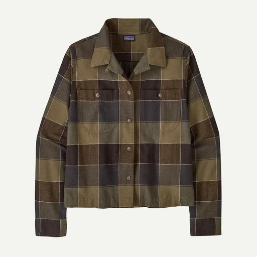 Women's Patagonia | Lightweight Fjord Flannel Shirt | Basin Green