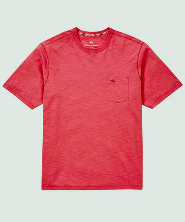 Men's Tommy Bahama | Short Sleeve Bali Beach Crew Neck T-Shirt| Pink Plumeria