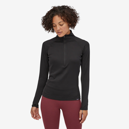Women's Patagonia | Capilene Baselayer Zip Neck | Black