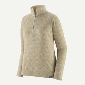 Women's Patagonia | Capilene® Midweight Zip-Neck Pullover | Dyno White