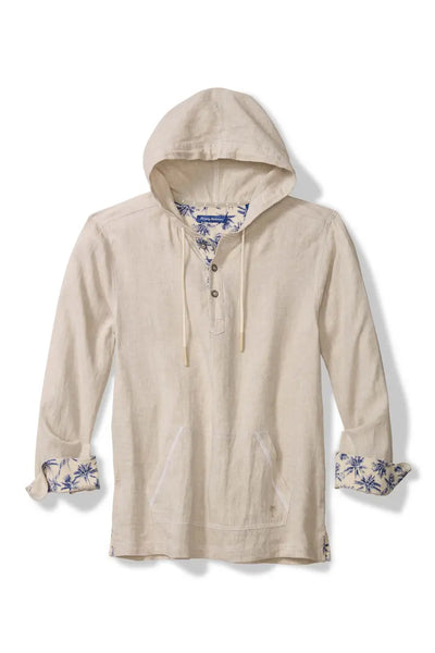 Men's Tommy Bahama | Desert Riviera Linen Baja Hoodie |  Natural