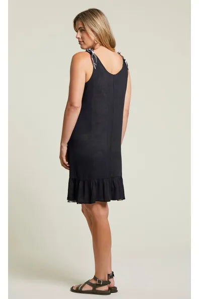 Women's Tribal Jeans | Reversible A-Line Dress with Ties | Sunset