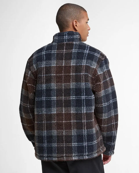 Men's Barbour | Tartan Sherpa Fleece | Midnight