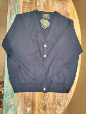 Men's Viyella | Knitted Cardigan | Navy