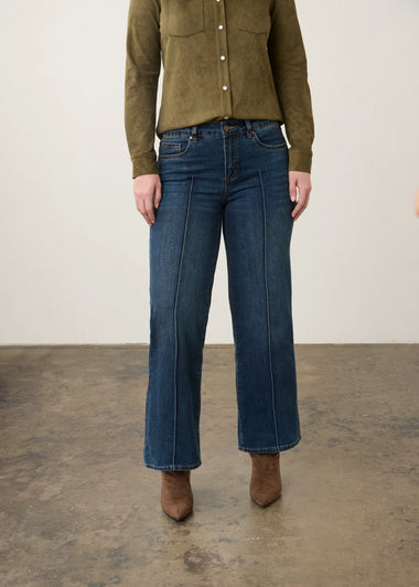 Women's French Dressing | Olivia Wide Ankle | Dark Indigo