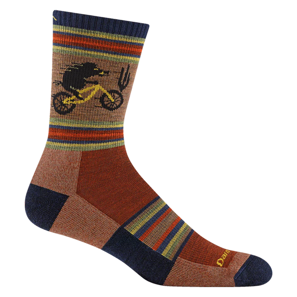 Men's Darn Tough | Willoughby Micro Crew Lightweight Hiking Socks | Chestnut