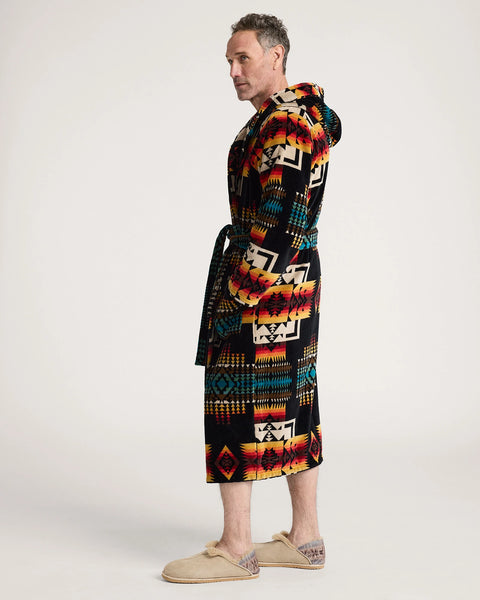Men's Pendleton | Chief Joseph Cotton Terry Velour Bathrobe | Multi