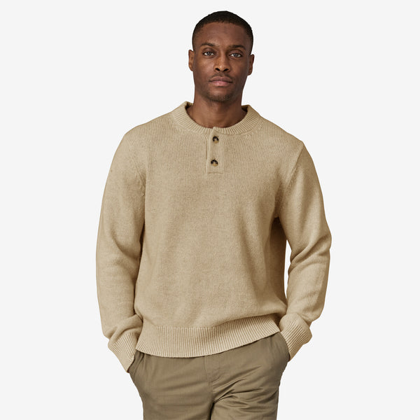 Men's Patagonia | Recycled Wool-Blend Buttoned Sweater | Natural