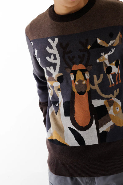 Men's Kavu | Highline Sweater | Deer Me