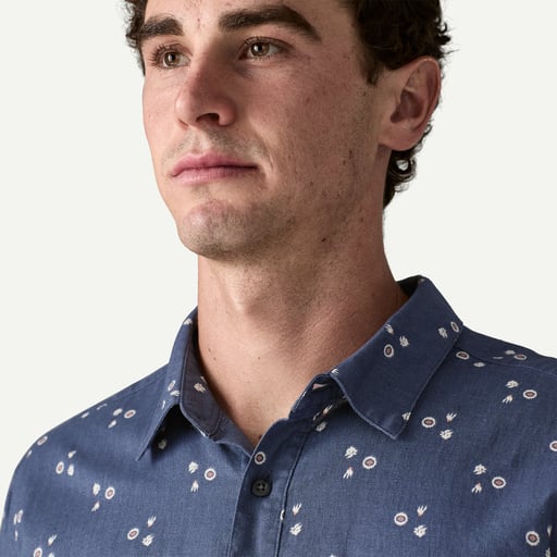 Men's Patagonia | Back Step Shirt  | Bouquet: Dolomite Blue