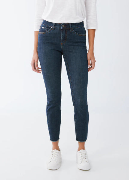 Women's French Dressing | Christina Slim Ankle | Dark Blue Wash