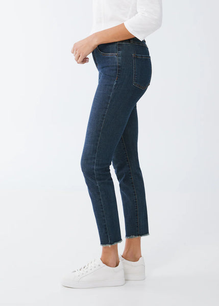 Women's French Dressing | Christina Slim Ankle | Dark Blue Wash