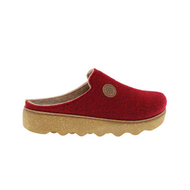 Women's ROHDE Shoes | 6120 Foggia Felt Clog | Wine Red