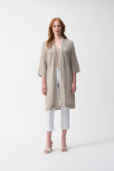 Women's Joseph Ribkoff | Open-front Knitted Cardigan | Champaign