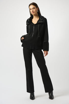 Women's Joseph Ribkoff | Relaxed Fit Shawl Collar Jacket | Black