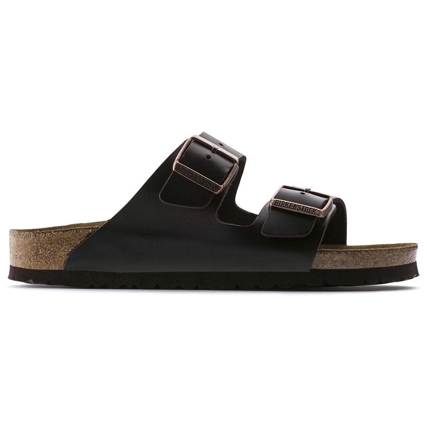 Birkenstock ? Arizona Amalfi Testa Di Moro Leather Buckle Sandals Slides 44 11 Women main image 4