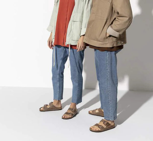 Men's Birkenstock | Arizona NU Oiled Soft Foot Bed | Tobacco Brown