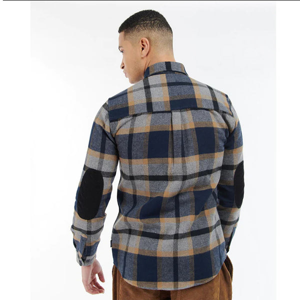 Men's Barbour | Rhobell Tailored Shirt | Grey Marl