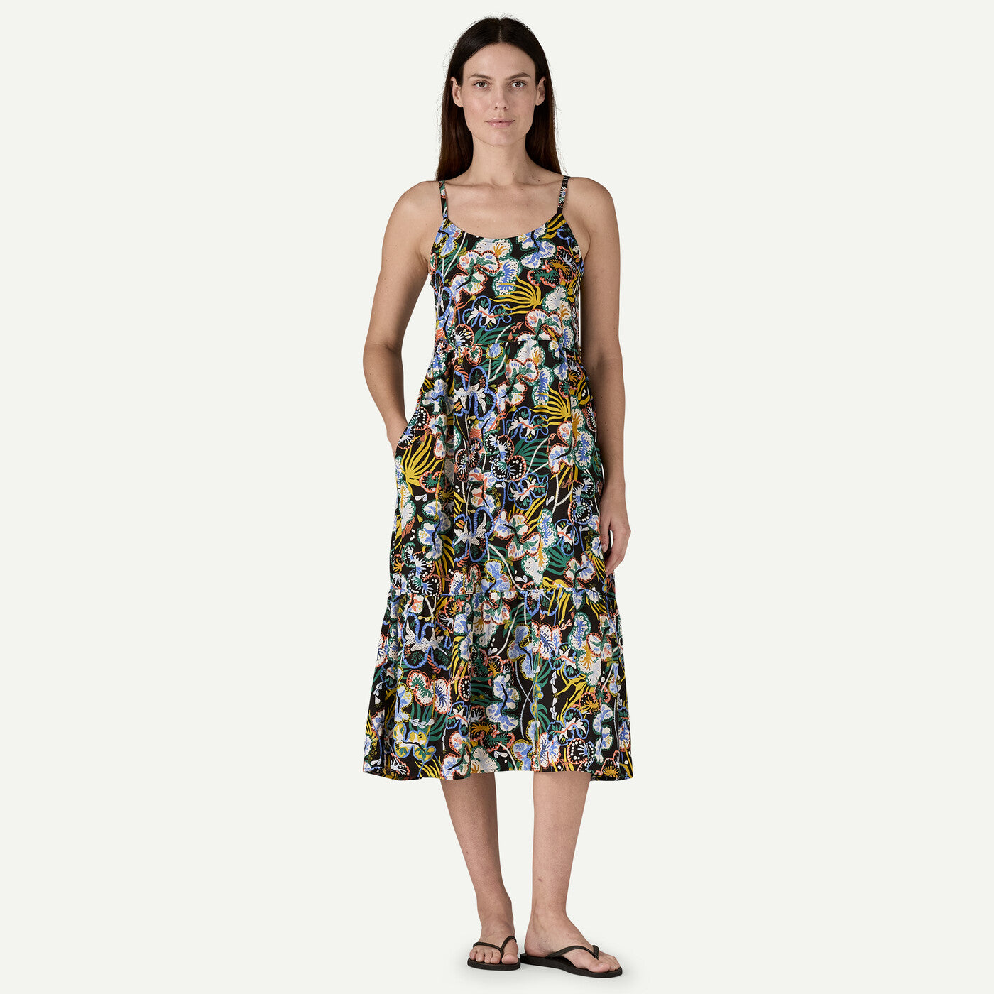 Patagonia Tidal Threads Dress - Women's Undersea / Black M Patagonia Tidal Threads Dress - Women's Undersea / Black M