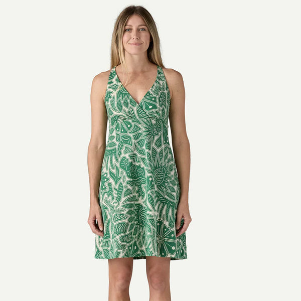 Women's Patagonia | Amber Dawn Dress | Heartleaf Green