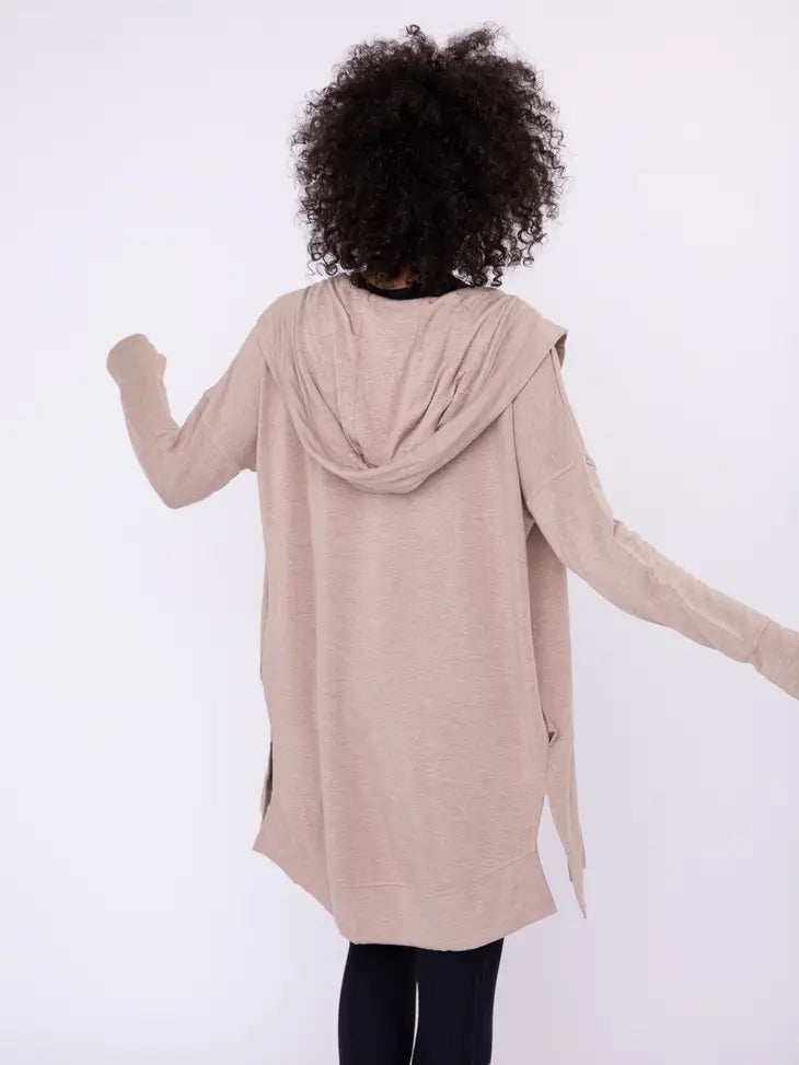 Open discount front hoodie