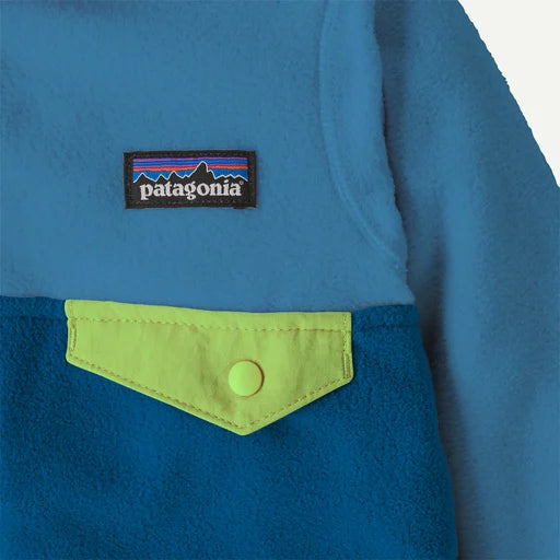Infant's Patagonia | Micro D® Snap-T® Fleece Jacket | Aquatic Blue