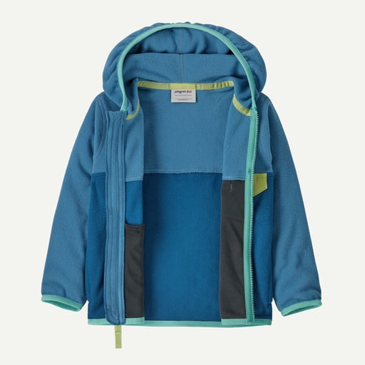 Infant's Patagonia | Micro D® Snap-T® Fleece Jacket | Aquatic Blue
