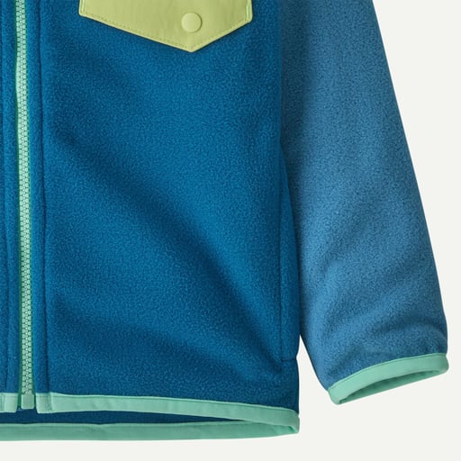Infant's Patagonia | Micro D® Snap-T® Fleece Jacket | Aquatic Blue