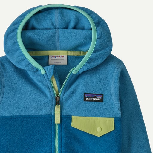 Infant's Patagonia | Micro D® Snap-T® Fleece Jacket | Aquatic Blue