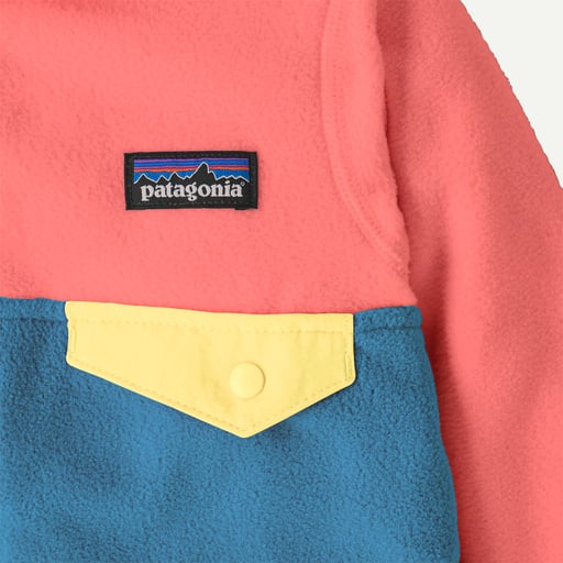 Infant's Patagonia | Micro D® Snap-T® Fleece Jacket | Shore Blue