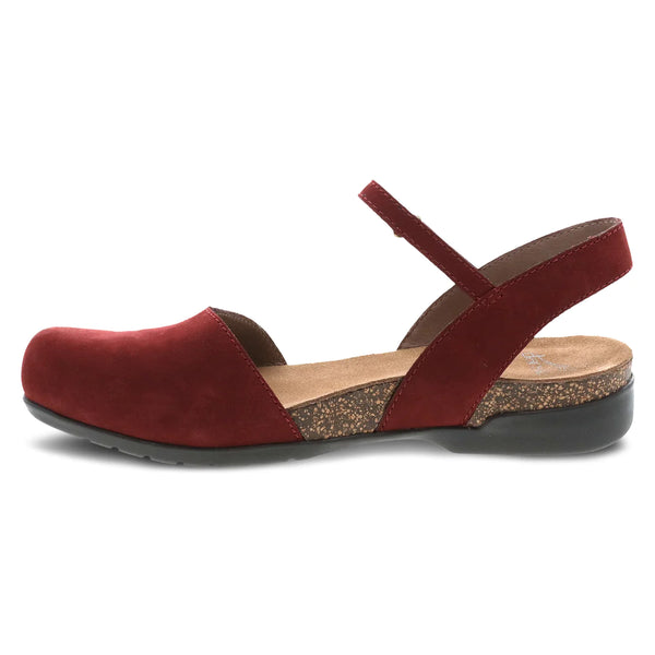 Women's Dansko | Rowan Milled Nubuck Shoe | Cinnabar