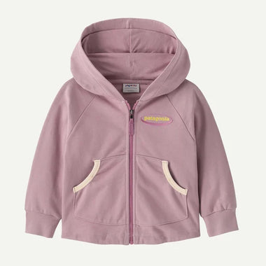 Infant's Patagonia | Full-Zip Hoody Sweatshirt | Quiet Violet