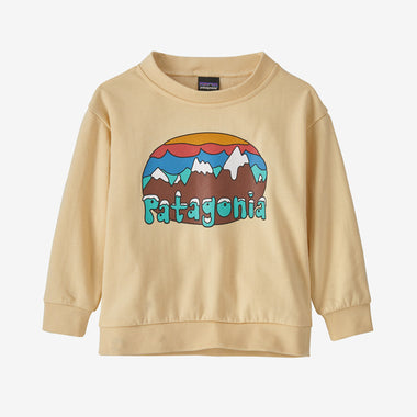 Toddler Patagonia | Baby Lightweight Crew Sweatshirt | Oat White