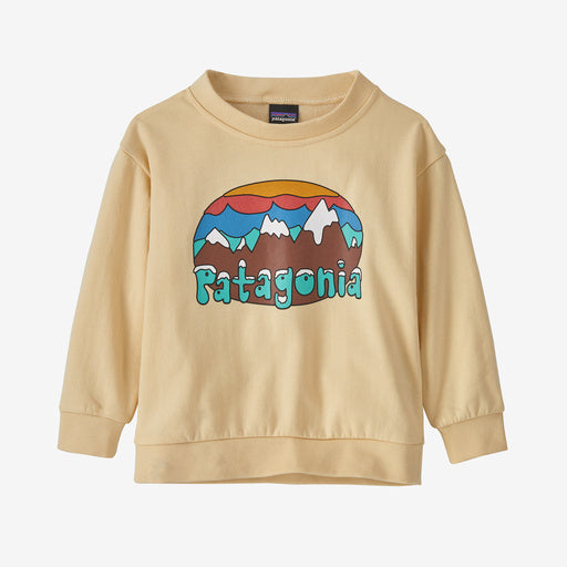Toddler Patagonia | Baby Lightweight Crew Sweatshirt | Oat White