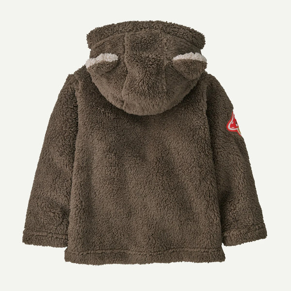 Infant's Patagonia | Baby Furry Friends Hoody | Amanita Rita Patch: Marlow Brown