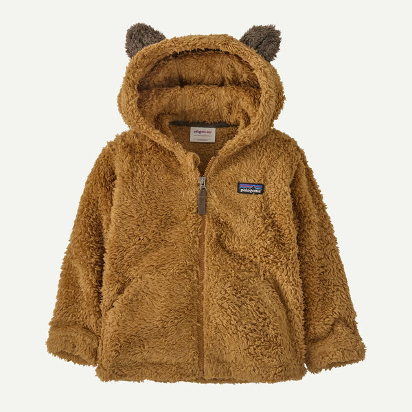 Infant's Patagonia | Baby Furry Friends Hoody | Talon Gold