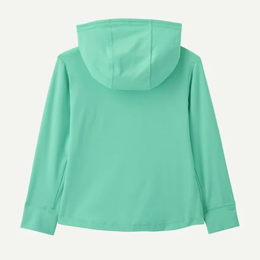 Infant's Patagonia | Capilene® Silkweight Hoody | Early Teal