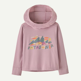 Infant's Patagonia | Capilene® Silkweight Hoody | Quiet Violet
