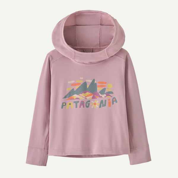 Infant's Patagonia | Capilene® Silkweight Hoody | Quiet Violet