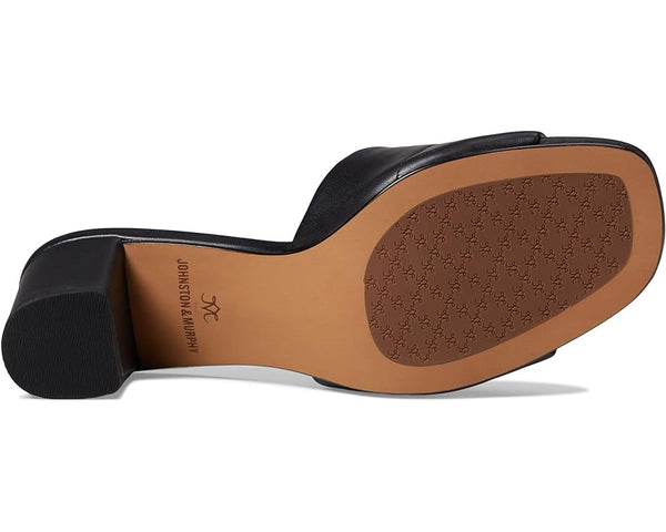Women's Johnston & Murphy | Evelyn Slide Sandal | Black Glove