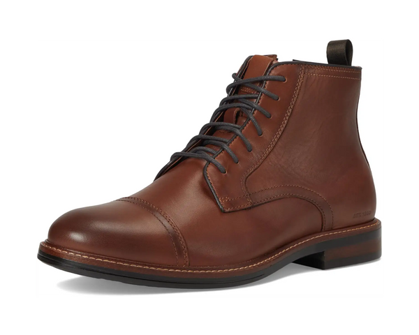Men's Johnston & Murphy | XC Flex™ Durham Cap Toe Zip Boot | Cognac