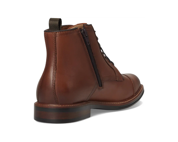 Men's Johnston & Murphy | XC Flex™ Durham Cap Toe Zip Boot | Cognac